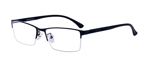 ALWAYSUV Halb Rahmen Rechteckig Linse Optische Stärke Rahmen Brillenfassung Business Brille