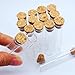 15pcs 10ml Cuvette Glass Bottles, Corked Vials , Various Sizes, Clear, Mini Glass Bottles Message Charm Kit with Weddings Wish Jewelry