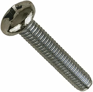 Hyfive M4x12 Pozi Pan Head Machine Screws 10 Screws In A2 Stainless Steel Thread Pitch 0 70mm Amazon Co Uk Diy Tools