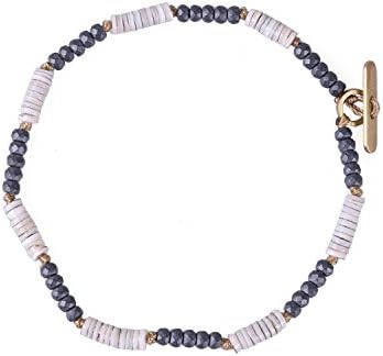 KELITCH Jewelry Unisex Gemstone Beads Chain Simple Fashion Bracelet - #01