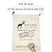HBlife Canvas Santa Sack, 19.7 X 27.6 Inch Large Santa Bags for Gifts, Personalized Christmas Sacks for Presents with Drawstring, Style 4