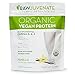 Amazon Brand - Rawjuvenate Organic Keto-Friendly Plant Protein Vanilla, 20.74 oz