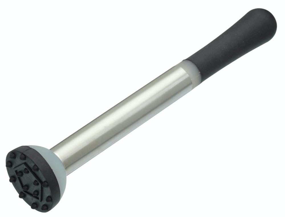 BarCraft KCBCMUDD Cocktail Muddler, Stainless Steel, 21 cm