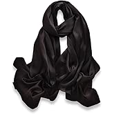 Trillion London® Spring Collection Silk Scarf - Silk Neck Scarf For Women - Ladies Lightweight Scarves Shawl Wraps 70" x 35"