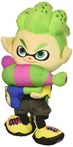 Little Buddy Splatoon 2 Series Inkling Boy Neon Green Plush, 10