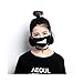 Kissmi 6 Pack Fashion Teeth Pattern Cute Unisex Cotton Blend Anti Dust Face Mouth Mask (Black)