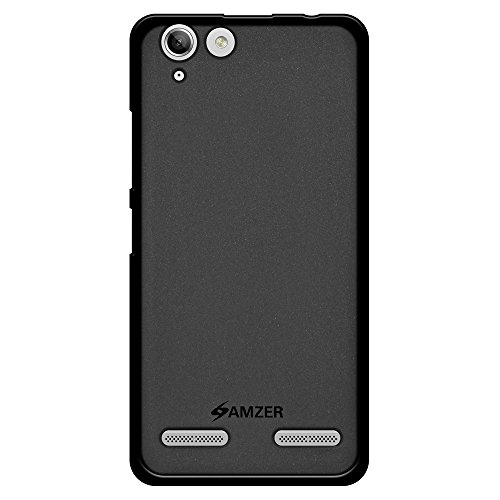 AMZER Pudding Soft Gel TPU Skin Fit Case Cover for Lenovo Vibe K5, Plus - Black