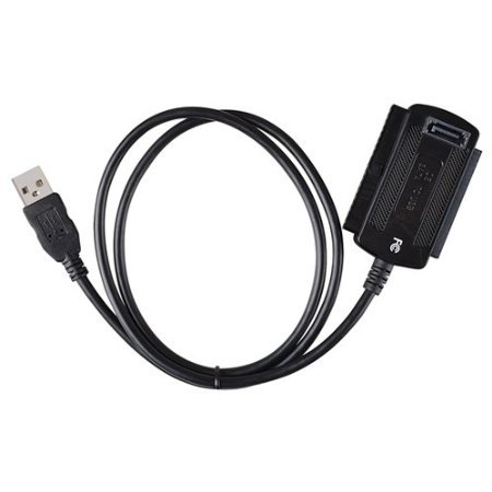 SATA/PATA/IDE Drive to USB 2.0 Adapter Converter Cable for 2.5 / 3.5 Inch Hard Drive / Optical Drive with External AC Power Adapter