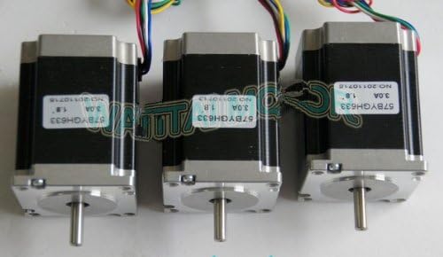 Gowe 3 PCS 6-Leads 18.9Kgcm 1.8Degre 78mm CNC NEMA 23 Stepper Motor
