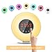 Dr.Meter Sunrise Alarm Clock - Digital LED Night Light Clock with 7 Color Switch and FM Radio for Bedrooms Colorful (JW-6639F)