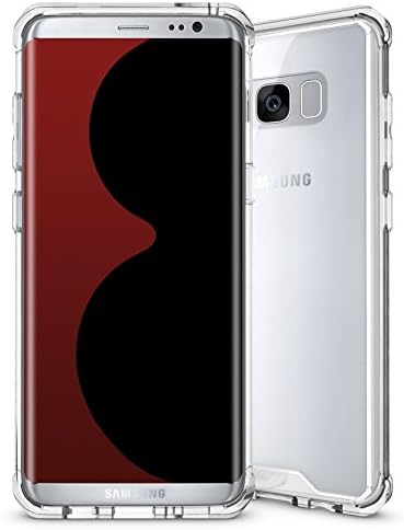 Galaxy S8 Case, CANSHN Premium Clear Shockproof TPU Bumper Cushion + PC Hard Back Panel Protective Case for Samsung Galaxy S8 (5.8'')(2017) -- Clear