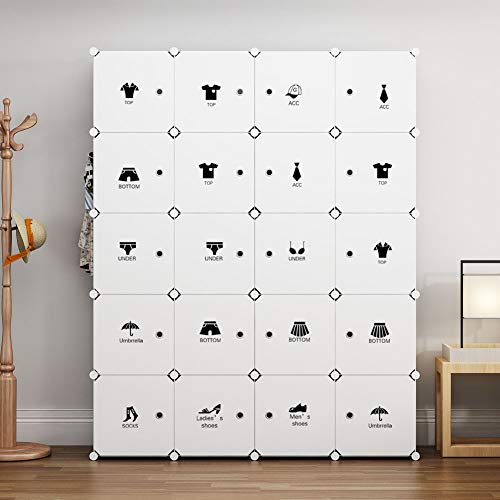 Yozo Modular Wardrobe Portable Closet Storage Organizer Portable