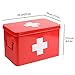 Flexzion First Aid Box Organizer Empty 13