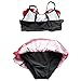 Jastore 3pcs Baby Girls Swimwear Cute Polka Dots Bikini Set Swimsuit