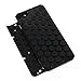 GIZEE Funny Cute Popping Decompression Bubble Wrap Back Soft Silicone Puchi Puchi Case Cover for iPhone 6 6S 4.7 Inch (Black