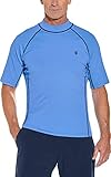 Coolibar UPF 50+ Men's Tulum Short Sleeve Surf Rash