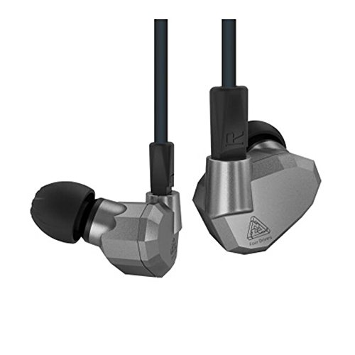 Kz zs5 dynamic hybird quad driver high fidelity in-ear headphones…