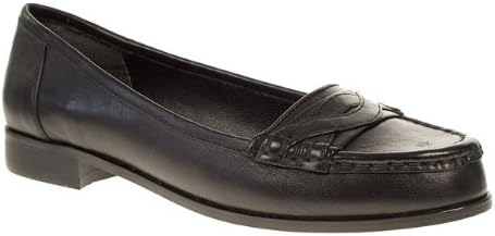 black loafers size 4