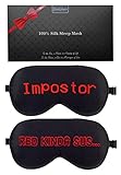 Natural Silk Sleep Mask, 2 Pack Smooth Eye Mask