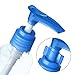 Transparent Travel Bottles Pump Bottle Lotion Dispenser Bottle, 4 Pieces(100 ml)