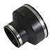 Supply Giant 6I8I Flexible Rubber Coupling with Stainless Steel Clamps, 4’’ Cast Iron/PVC x 6