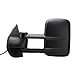 DEDC Towing Mirrors Chevy Tow Mirrors Fit For 2007-2013 Chevy Silverado 1500 2500 3500 GMC Sierra Power Heated With Arrow Led Light