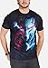 The Mountain Where Light & Dark Meet Adult T-Shirt, Blue, XL