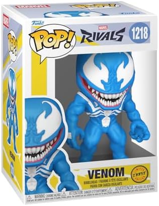 Pop! Jogos: Marvel Rivals - Venom - 1 em 6 Hipóteses de Receber a Variante Rara Chase (Blue Venom) - Estilos Podem Variar - Figura de Vinil Colecionável - Ideia de Presente - Merchandising Oficial