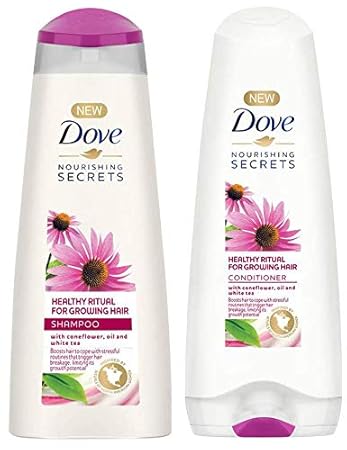 Dove Healthy Ritual for Growing Hair Shampoo, 340 ml & Dove Healthy Ritual for Growing Hair Conditioner, 180 ml
