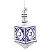 Kurt Adler 4-1/4-Inch Noble Gems Glass Jewish Dreidel Ornament for Hanukkah