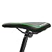 OUTERDO Bike Saddle Mountain Bike Seat Breathable Comfortable Bicycle Seat with Central Relief Zone and Ergonomics Design Fit for Road Bike and Mountain Bike (Black&Green)