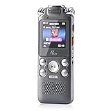 Poniie 8GB Digital Audio Voice Recorder MP3 Music Player with Built-in Loudspeaker