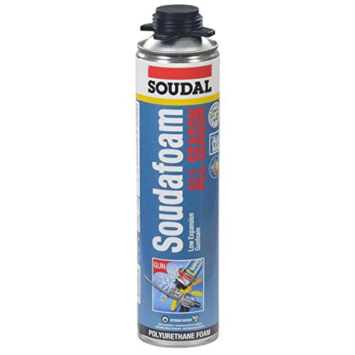 Soudal All Season Window & Door Pro Gun Foam, 24oz, Full Case of 12