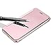 iPhone 8 Plus Case, iPhone 7 Plus Case, CICMOD Mirror Window Flip Cover for iPhone 7 Plus (2016)/ iPhone 8 PLus (2017) Rose Gold