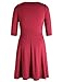Chicwe Women's Plus Size A-Line Dress With Cross V Neck 1X-4X