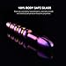 Utimi Butt Plug Anal Plug Glass Anal Beads for Anal Sex and Prostate Massage