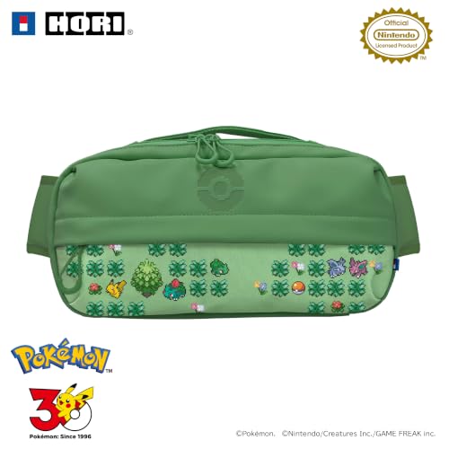 【任天堂ライセンス商品】ポケモン ピクセル アートシリーズ ショルダーポーチ for Nintendo Switch™ 2 Pixel - 緑 -