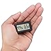 Qooltek Mini Hygrometer Thermometer LCD Display Digital Temperature Humidity Meter Gauge for Incubators Reptile and Humidors (Fahrenheit)