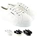Womens Superga 2790 Low Cut Casual Flatform Canvas Plimsolls Sneakers