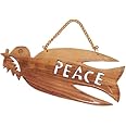 Holy Land Market Dove of Peace Crafted and Carved by Hand in Bethlehem from Grade A Olive Wood. (Peace)