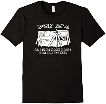 Mens Bunk Beds Tshirt Medium Black