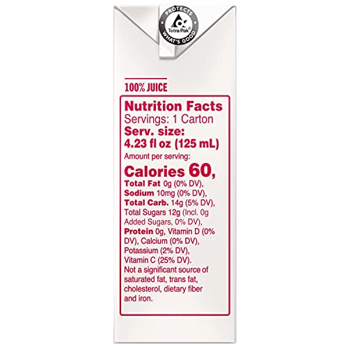 TROPICANA 100% JUICE BOX, APPLE JUICE, 4.23OZ (PACK OF 44) – REAL FRUIT JUICES, VITAMIN C RICH, NO ADDED SUGARS, NO ARTIFICIAL FLAVORS