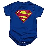 Superman Classic Logo Unisex Baby Snapsuit Shirt