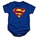 Superman Classic Logo Unisex Baby Snapsuit Shirt