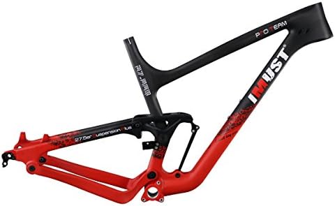 IMUST 27.5+/29er Carbon Full-Suspension Trail/Enduro Frame BSA Bottom Bracket