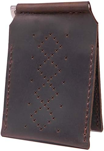 Money Clip Wallet" Wishivanka chocolate" HANDMADE