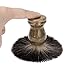 TONSEE Stainless Steel Metal Men's Shaving Mug Bowl Cup + Shaving Brush