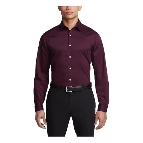 Van Heusen Men's Dress Shirt Slim Fit Flex Collar Stretch Solid