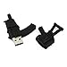 Usbkingdom 32GB USB 2.0 Flash Drive Novelty Plastic Gun Shape Thumb Drives Memory Stick Memorias USB Pendrive Jump Drive