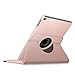Fintie iPad Air 2 Case - 360 Degree Rotating Stand Case with Smart Cover Auto Sleep / Wake Feature for Apple iPad Air 2 (iPad 6) 2014 Model, Rose Gold